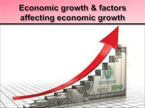 Economic growth & factors affecting economic growth