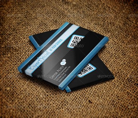 Social Business Cards 02, Print Templates | GraphicRiver