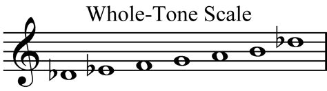 Music Theory: The Whole-Tone Scale