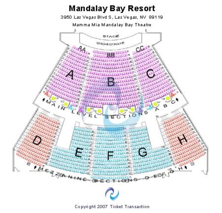 Mandalay Bay - Theatre Tickets and Mandalay Bay - Theatre Seating ...