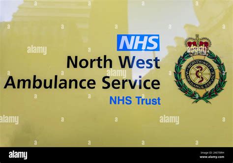 NHS North West Ambulance Service in Liverpool Stock Photo - Alamy