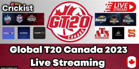 Global T20 Canada 2023 Live Streaming - Watch Today’s Match Online for Free