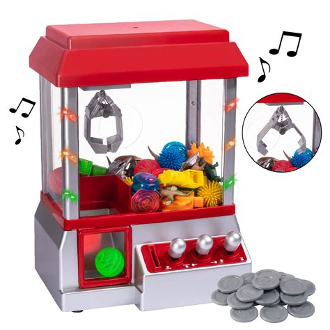 Claw Toy Grabber Mini Arcade Machine with Lights & Sounds - Electronic ...