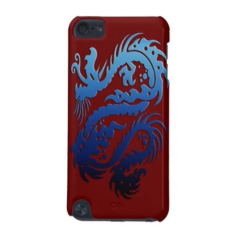 Dragon 23 blue iPod touch (5th generation) cases | Zazzle