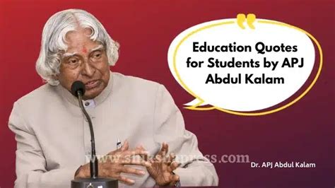 30 APJ Abdul Kalam Educational Quotes for Students