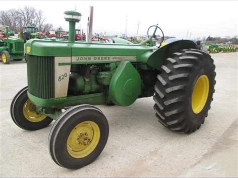 1958 John Deere 820 Tractor with 7,455 hours, Original, Sold on Indiana Auction - YouTube