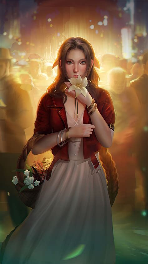 640x1136 Aerith Gainsborough Final Fantasy iPhone 5,5c,5S,SE ,Ipod Touch Wallpaper, HD Games 4K ...