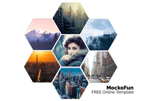 (FREE) Hexagon Collage - MockoFUN