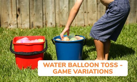 Water Balloon Toss Game Rules and Instruction