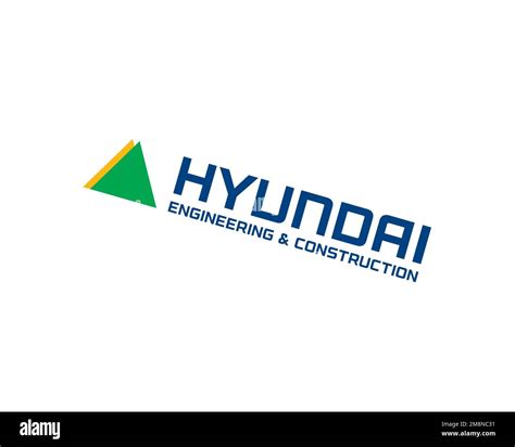 Hyundai Engineering & Construction, rotated logo, white background B ...