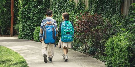 Kid Walking To School