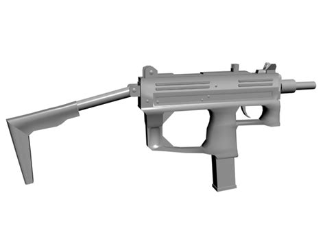 3d Ruger Mp9 Submachine Gun