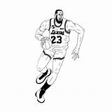 Lakers Coloring Pages sketch template