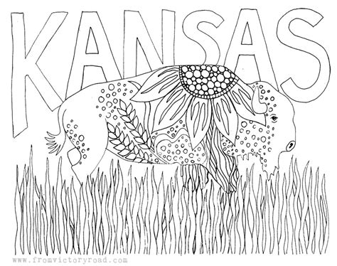 Kansas State Bird Coloring Page Coloring Pages