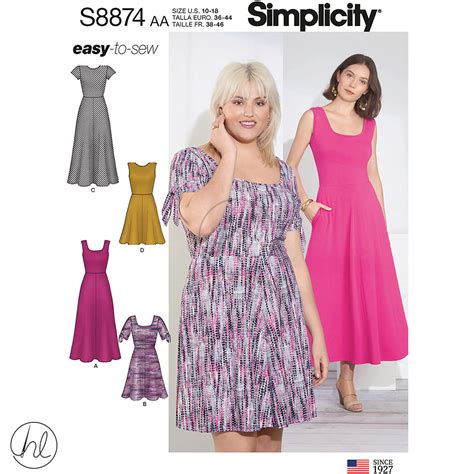 SIMPLICITY PATTERNS (S8874) – Habby And Lace