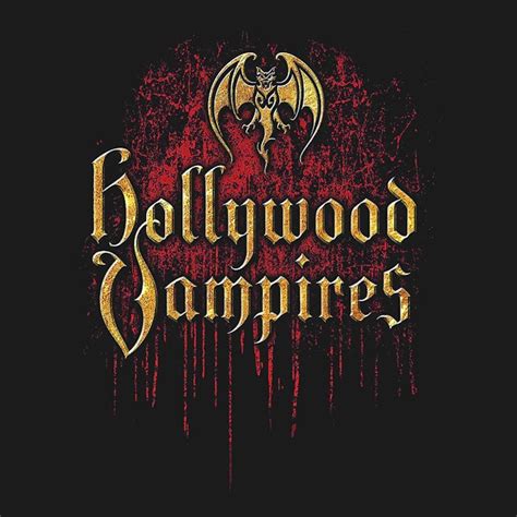 Hollywood Vampires T-Shirt | Official Logo Hollywood Vampires Shirt