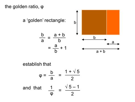 MEDIAN Don Steward mathematics teaching: golden ratio 1.618033989...