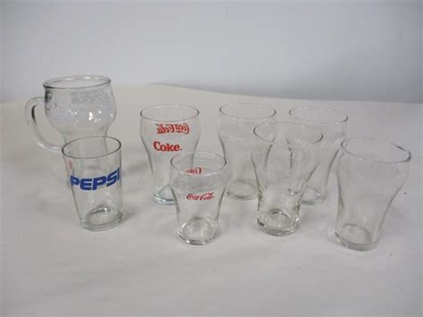 Pepsi & Coke Glasses | EstateSales.org