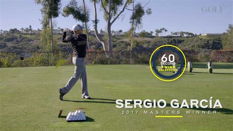 Sergio Garcia: 60 Second Swing Breakdown