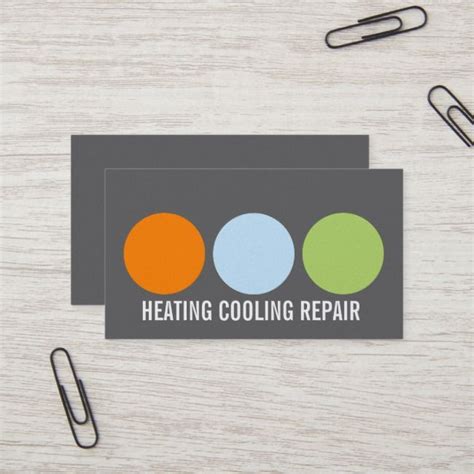 Heating and Air Conditioning Repair Business Card | Zazzle | Air conditioning repair, Heating ...