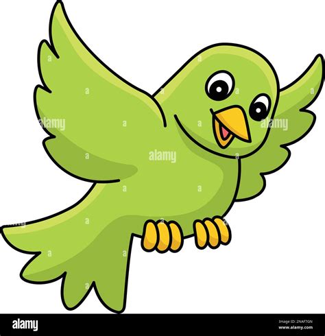 Bird Cartoon Colored Clipart Illustration Stock Vector Image & Art - Alamy