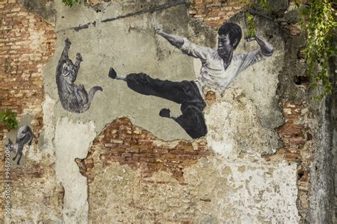 Street art in Georgetown Malaysia Stock Photo | Adobe Stock