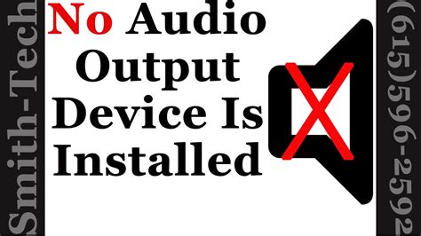 Fix No Audio Output Device Is Installed Errors | Output device, Audio, Are you happy