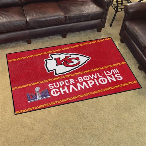 Fanmats | NFL - Kansas City Chiefs Super Bowl LVIII 4x6 Rug