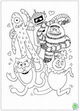 Yo gabba Gabba Coloring Page  DinoKidsorg sketch template