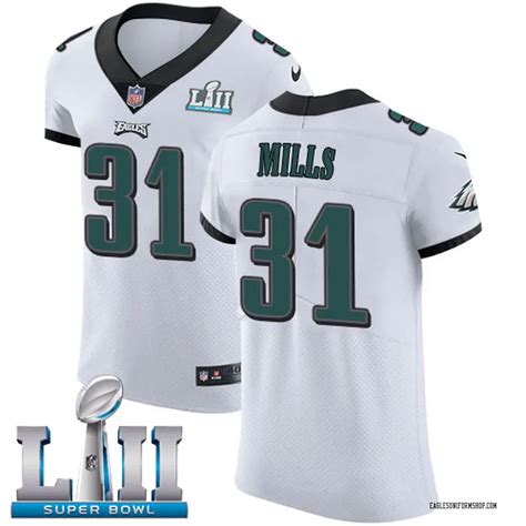 Nike Jalen Mills Philadelphia Eagles Men's Elite White Vapor ...