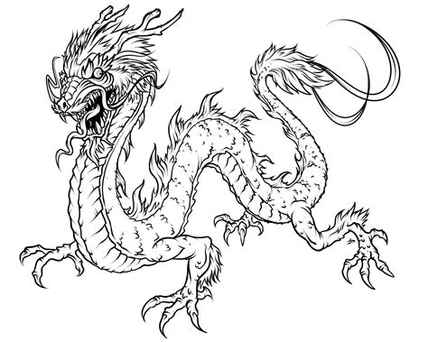 Free Printable Dragon Coloring Pages For Kids