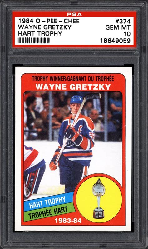 1984 O-Pee-Chee Wayne Gretzky (Hart Trophy) | PSA CardFacts®