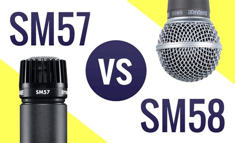 SM57 vs SM58: Which Microphone is Better?