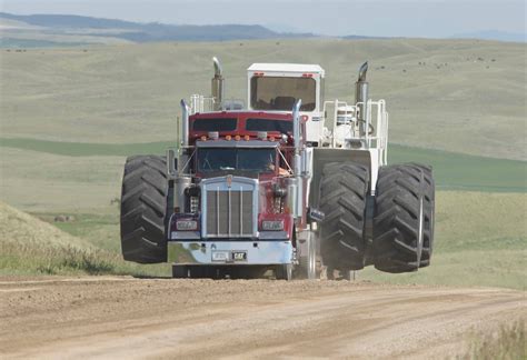 Big Bud hauling | Big tractors, Tractors, Big rig trucks