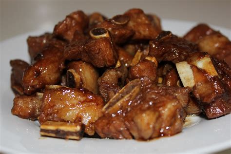 CyPhotographs: First Recipe! Braised Pork Spare Ribs