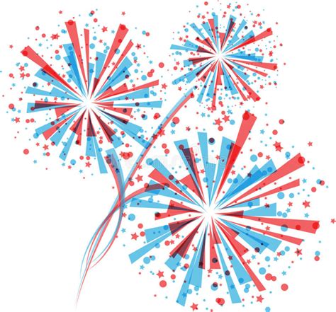 Download High Quality fireworks clipart red white blue Transparent PNG Images - Art Prim clip ...