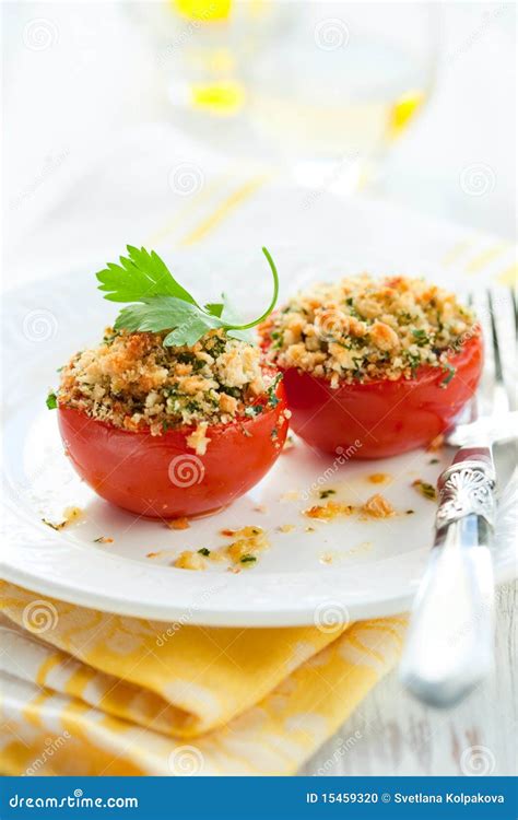 Tomatoes provencal style stock photo. Image of ingredient - 15459320