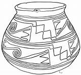 Pottery Pot Coloring Pages Sketch sketch template