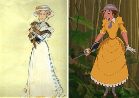 25 Disney Characters Compared To Their Original Concept Art | DeMilked