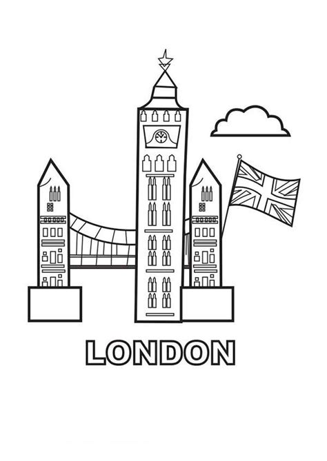 London Landmark Big Ben Coloring Page : Coloring Sun Coloring Sheets ...