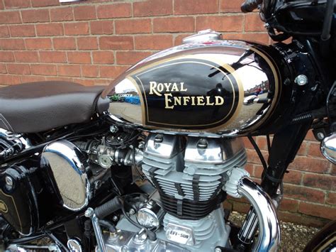 NEW ROYAL ENFIELD BULLET CLASSIC 500 CHROME EFI MOTORCYCLE