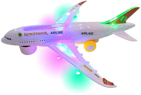 SUPER TOY Battery Operated Aeroplane Toy for Kids with Light and Sound ...