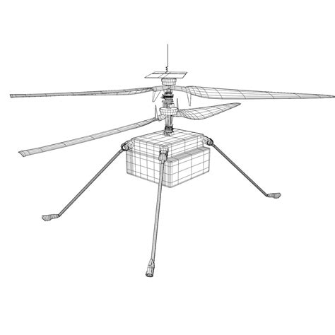 3D Ingenuity Helicopter - TurboSquid 1728046