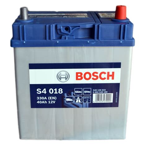 S4 018 Bosch Car Battery 12V 40Ah Type 054 S4018