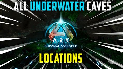 All Underwater Caves/Pearl caves Location in ARK SURVIVAL ASCENDED (ASA ...