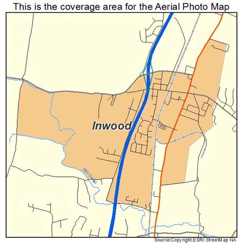 Aerial Photography Map of Inwood, WV West Virginia