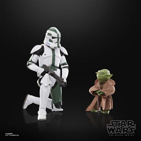 Star Wars The Black Series Clones of the Republic Yoda & Clone Commander Gree, Star Wars: The ...