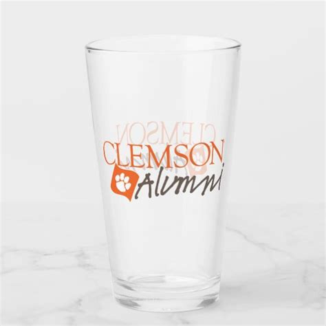 Clemson Alumni Glass | Zazzle | Clemson alumni, Clemson, Clemson student