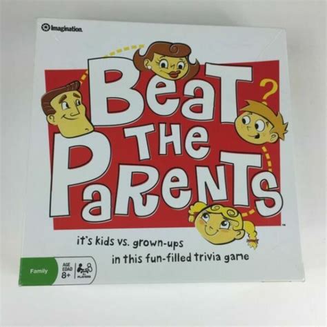 Beat The Parents 2008 Children/family Trivia Board Game by Imagination Complete for sale online ...