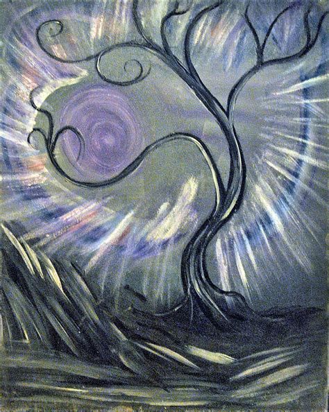 Glowing Tree Painting by Suzanne Surber - Fine Art America